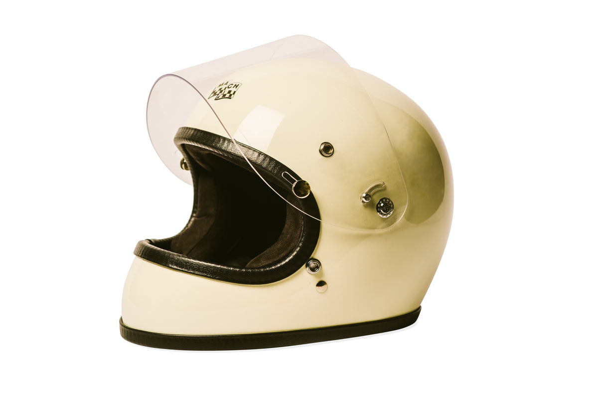 Full Face Apollo - Mach 02 - Ivory - Safety Helmet – McHal Helmets