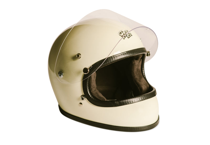 Full Face Apollo - Mach 02 - Ivory - Safety Helmet – McHal Helmets